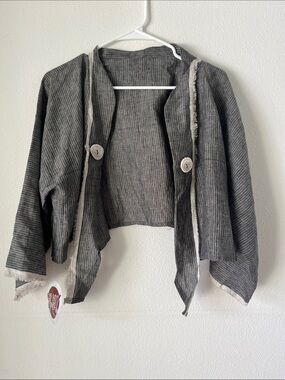 Oh My Gauze! Linen Jacket NWT Size ?